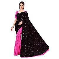 Kashvi Sarees Georgette Blend Ready to wear Saree (AS_1262_1_Pink_One Size)