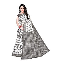 TAMAIRA FASHION Womens cotton saree without blouse piece (1338_Grey_Malmal)