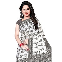 TAMAIRA FASHION Womens cotton saree without blouse piece (1338_Grey_Malmal)