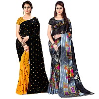 Anand Sarees Set of 2 Georgette Sarees with Blouse Piece(COMBO_AS_1262_5_1285)