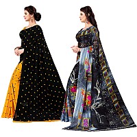 Anand Sarees Set of 2 Georgette Sarees with Blouse Piece(COMBO_AS_1262_5_1285)