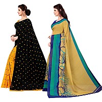 Anand Sarees Set of 2 Georgette Sarees with Blouse Piece(COMBO_AS_1262_5_1341)