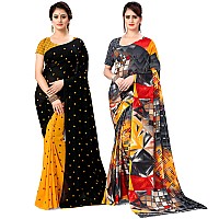 Anand Sarees Set of 2 Georgette Sarees with Blouse Piece(COMBO_AS_1262_5_1344)