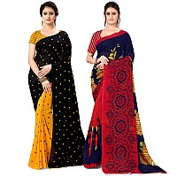 Anand Sarees Set of 2 Georgette Sarees with Blouse Piece(COMBO_AS_1262_5_1336)