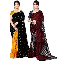 Anand Sarees Set of 2 Georgette Sarees with Blouse Piece(COMBO_AS_1262_5_1472)