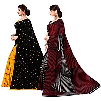 Anand Sarees Set of 2 Georgette Sarees with Blouse Piece(COMBO_AS_1262_5_1472)