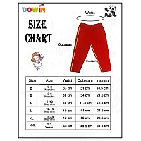 Dowin Unisex Baby Cotton Pajama Bottoms Soft Cozy And Comfortable Pack Of 6 Darkplainxl