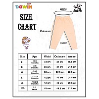 Dowin Unisex Baby Cotton Pajama Bottoms Soft Cozy And Comfortable Pack Of 6 Lightplainm