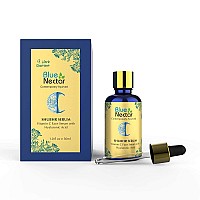 Blue Nectar Plant Based Vitamin C Face Serum for Glowing Skin | 100% Natural Hyaluronic Acid Serum | Ayurvedic Serum for Women & Men (9 Herbs, 30 ml)