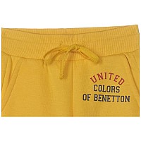 United Colors Of Benetton Boys Regular Casual Pants 30446Ecomiyellow10 Years11 Years