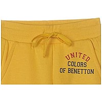 United Colors Of Benetton Boys Regular Casual Pants 30446Ecomiyellow10 Years11 Years