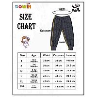 Dowin Unisex Baby Cotton Pajama Bottoms Soft Cozy And Comfortable Pack Of 6 Thermal Pajami 23 Years