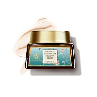 Forest Essentials Travel Size Advanced Sanjeevani Beauty Elixir | Anti-Aging, Moisturizing & Nourishing Ayurvedic Day Face Cream For Glowing Skin | Lightweight Day Moisturizer for Dry, Oily, Combination Skin | For Women & Men | 15 g