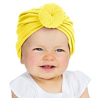 Syga Unisex Cotton Turban Hat Pack Of 1 Turbonheadwrapyellowyellows