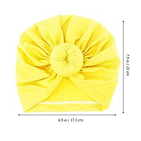 Syga Unisex Cotton Turban Hat Pack Of 1 Turbonheadwrapyellowyellows