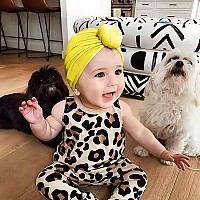 Syga Unisex Cotton Turban Hat Pack Of 1 Turbonheadwrapyellowyellows