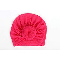 Syga Unisex 1 Piece Cotton Hat Bunturban Infant Photography Propsdarkpink Small