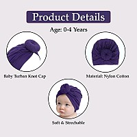 Syga Unisex Cotton Turban Hat Pack Of 1 Turbonheadwrapvioletviolets