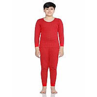 Bodycare Insider Kids Thermal Top Bottom Set Red 65Cm 56 Years