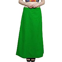 DESI DHANG Readymade Saree Petticoats(Free Size) (Green)