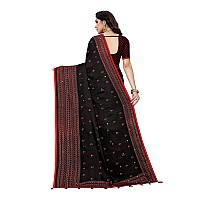 Winza Designer Holika-3 black sarees for women Plain Mysore Silk Saree for women Holika-3 black sarees for women