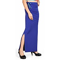 Confort Look Womens Microfiber Saree Shapewear for Women (Soft Saree Shapewear) (M, Royal Blue)