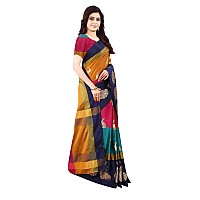 GRECIILOOKS Women Soft Cotton Silk Saree For Women Banarasi Saree Under 499 2021 Beautiful For Women saree Multicolor