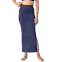 NYKD Seamless Spandex Saree Shapewear for Women PetticoatPeticote Saree Shapewear, NYSH01, Blue(Peacoat Navy), L, 1N