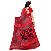 Vaamsi Georgette Printed Saree with Blouse PC1151Red