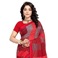 Vaamsi Georgette Printed Saree with Blouse PC1151Red