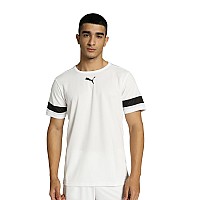 Puma Mens Color Block Regular Fit Tshirt 704932 Blackwhite