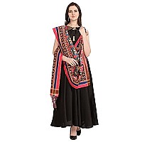 Kahiraa Wholetex Womens Silk Multicoloured Digital Print Free Size Silk Dupatta