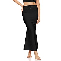 Zornitsa Lycra Saree Shapewear Petticoat For Women Skirts For Women Black M