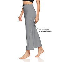 Zornitsa Lycra Saree Shapewear Petticoat For Women Skirts For Women Light Grey M