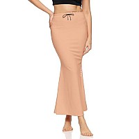 Zornitsa Lycra Saree Shapewear Petticoat For Women Skirts For Women Beige L