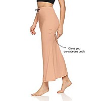 Zornitsa Lycra Saree Shapewear Petticoat For Women Skirts For Women Beige L