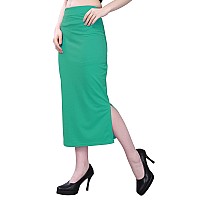 Selvia Womens Lycra Full Elastic Saree Shapewear Patticoat (180TKN122-S_Rama)