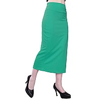 Selvia Womens Lycra Full Elastic Saree Shapewear Patticoat (180TKN122-S_Rama)