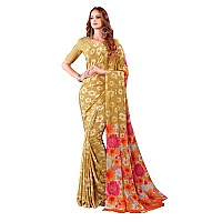 Jaanvi fashion Printed Crepe Silk Saree With Blouse(dream-liner-8906-a)