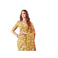 Jaanvi fashion Printed Crepe Silk Saree With Blouse(dream-liner-8906-a)