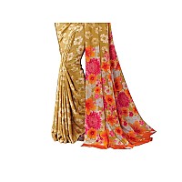 Jaanvi fashion Printed Crepe Silk Saree With Blouse(dream-liner-8906-a)