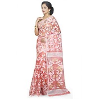 BENGAL HANDLOOM Exclusive Womens Cotton Silk Dhakai Allover Soft Jamdani Sarees Multicolor