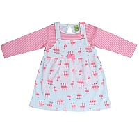 Clothe Funn Baby Girls Pinafore Knee Length Dress