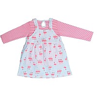 Clothe Funn Baby Girls Pinafore Knee Length Dress