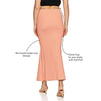 Zornitsa Lycra Saree Shapewear Petticoat For Women Skirts For Women Peach Xl