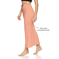 Zornitsa Lycra Saree Shapewear Petticoat For Women Skirts For Women Peach Xl