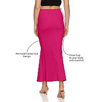 Zornitsa Lycra Saree Shapewear Petticoat For Women Skirts For Women Pink Xl