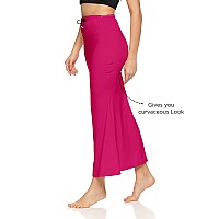 Zornitsa Lycra Saree Shapewear Petticoat For Women Skirts For Women Pink Xl