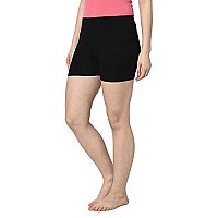 Espresso Womens Rayon Cycling Shorts Pack Of 1 Esp4009Bmblackkm