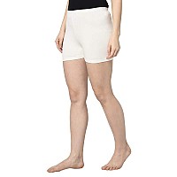 Espresso Womens Rayon Cycling Shorts Pack Of 1 Esp4009Hwshalf Whites